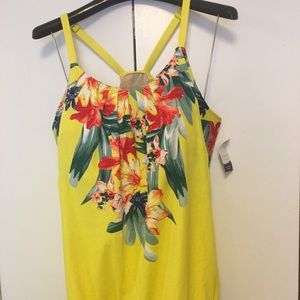 Lane Bryant Plus size swim top built in bra